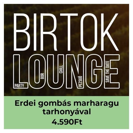 Erdei gombás marharagu tarhonyával