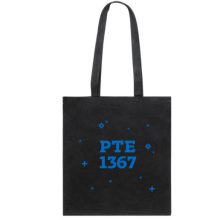 Vászonszatyor - fekete, új PTE logóval (ÚJ)