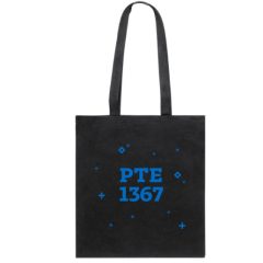 Vászonszatyor - fekete, új PTE logóval (ÚJ)