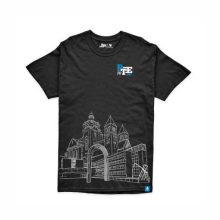 Póló - fekete - sziluett  (kifutó termék)