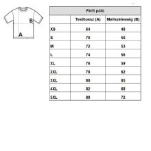 Póló - fekete - sziluett  (kifutó termék)