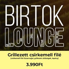 Grillezett csirkemell filé 